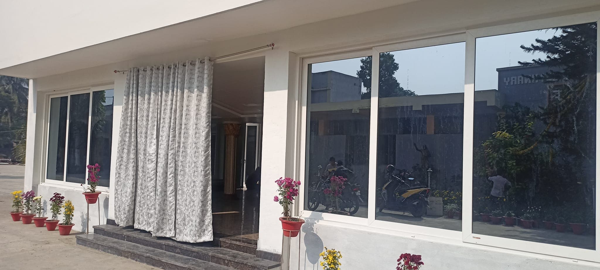 Completed uPVC opening in a residential project
